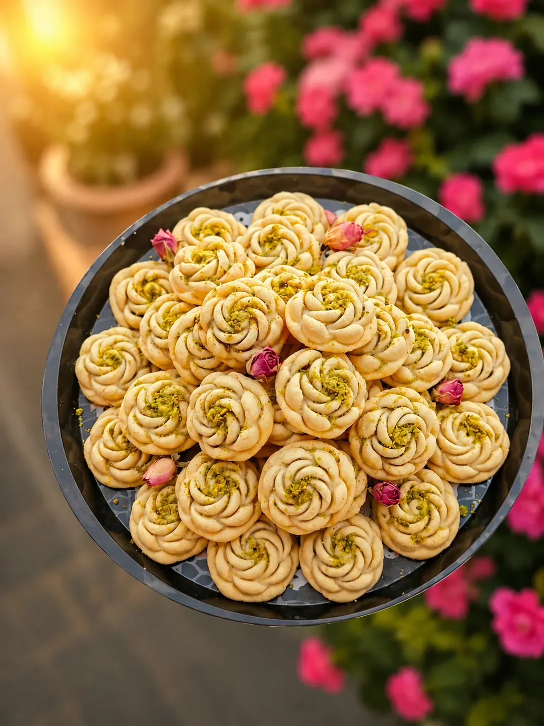 شیرینی گل رز